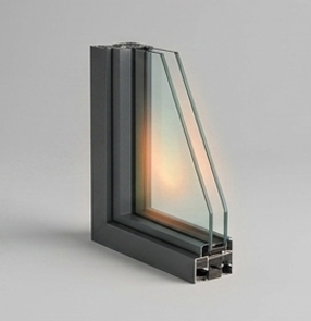 Energy efficient triple glazing