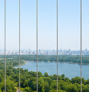 Energy efficient triple glazing